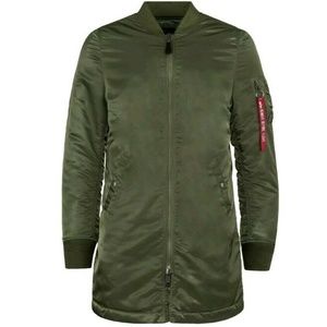 MA-1 REVERSIBLE Long Cut Military Flight Jacket